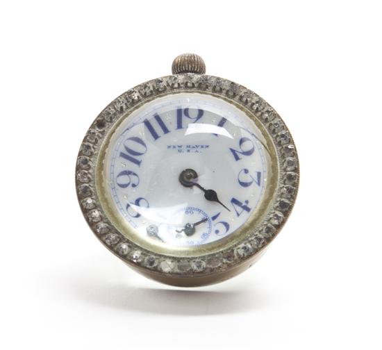 * A Paperweight Desk Clock of