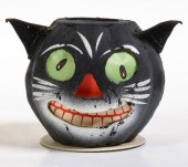 A PAPIER MACHE JACK-O-LANTERN