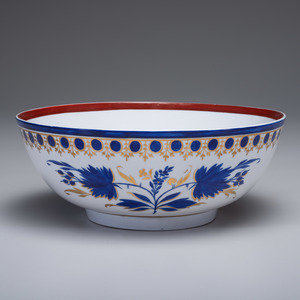 A Parcel Gilt and Painted Porcelain