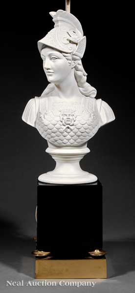 A Parian Bust of "Germania" late