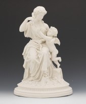 A Parian Figural of Venus and