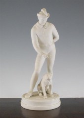 A Parian group 'Launce and his