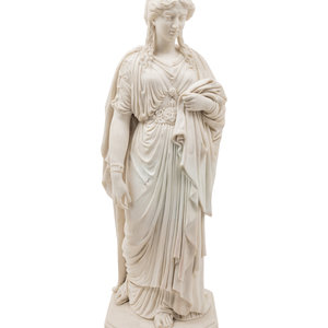 A Parian Ware Figure of Zenobia