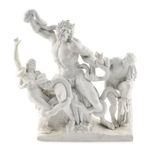 A Parianware Figural Group