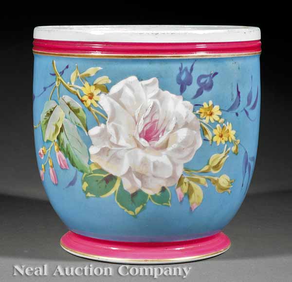 A Paris Porcelain Cachepot late