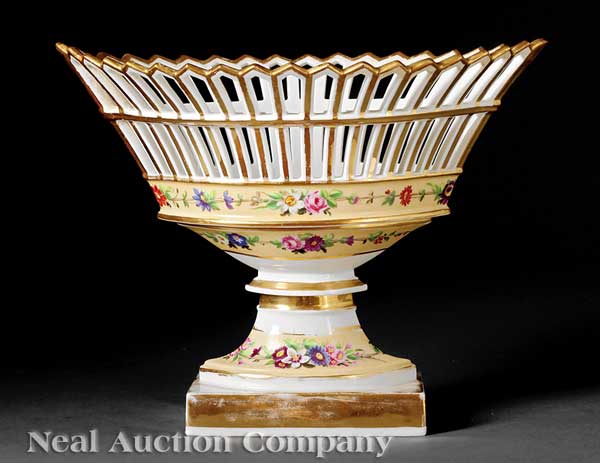A Paris Porcelain Gilt and