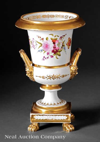 A Paris Porcelain Gilt and