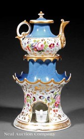 A Paris Porcelain Gilt and Pol