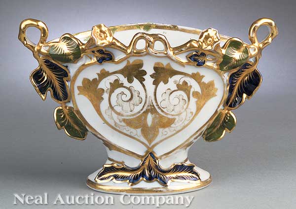 A Paris Porcelain Gilt and