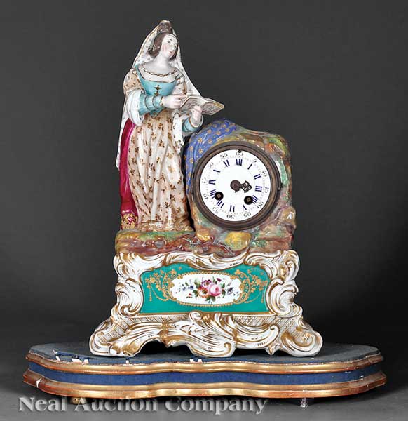 A Paris Porcelain Gilt and