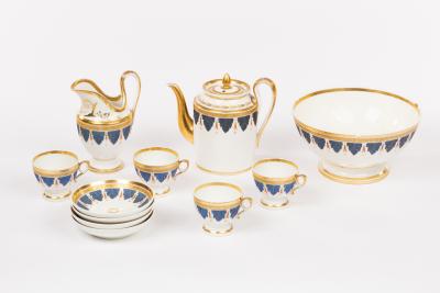 A Paris porcelain part coffee