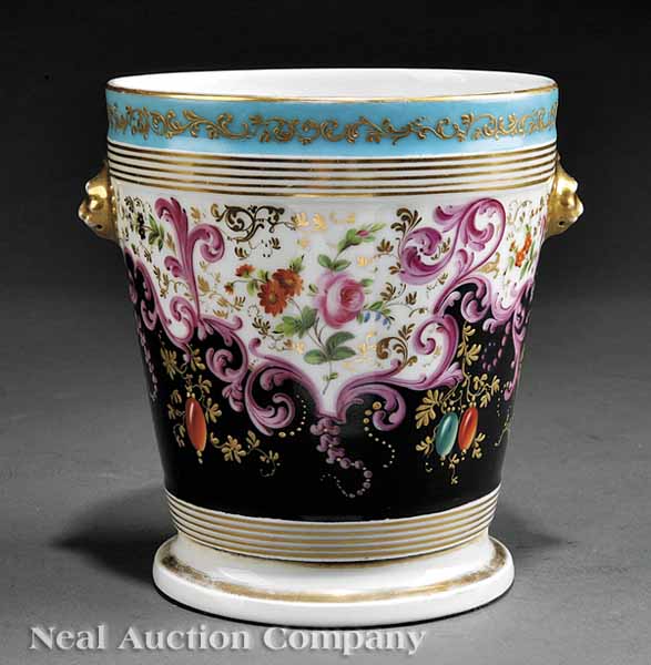 A Paris Porcelain Polychrome and