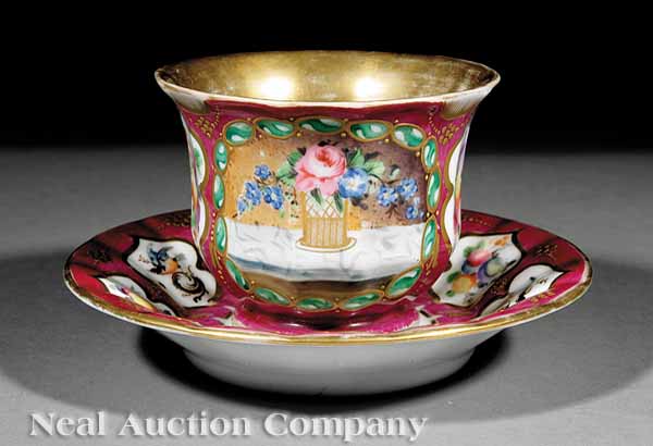 A Paris Porcelain Polychrome and