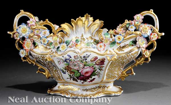 A Paris Porcelain Polychrome and