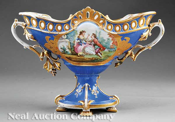 A Paris Porcelain Polychrome and