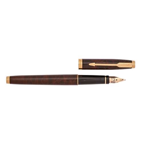 A Parker 75 brown lacquer