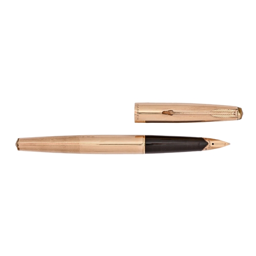 A Parker gold plated fountain pen