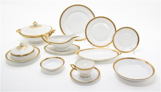 A Partial Bavarian Porcelain Dinner