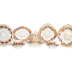 A Partial Dessert Service of