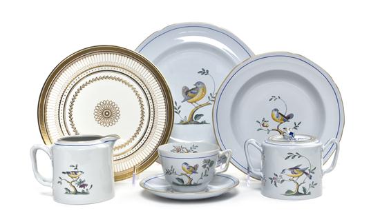 A Partial English Porcelain