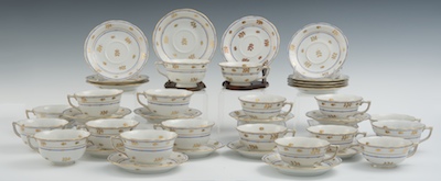 A Partial Herend Porcelain Tea