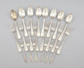 A Partial Set of Silver Flatwa
