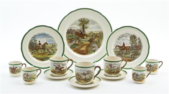 *A Partial Spode Dinnerware Set
