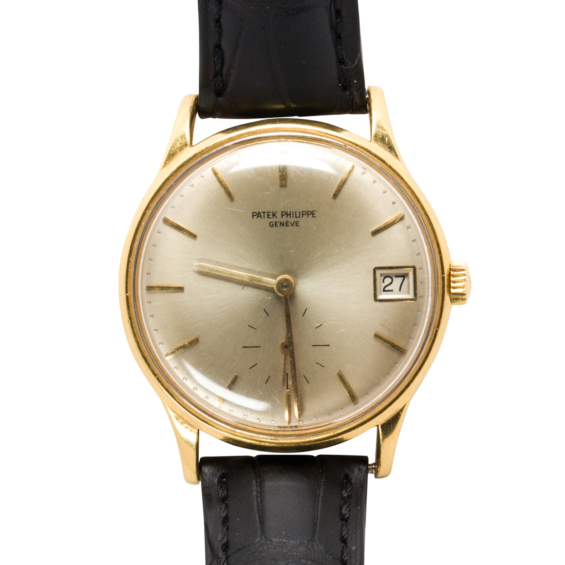 A PATEK PHILIPPE 18K GOLD CALATRAVA