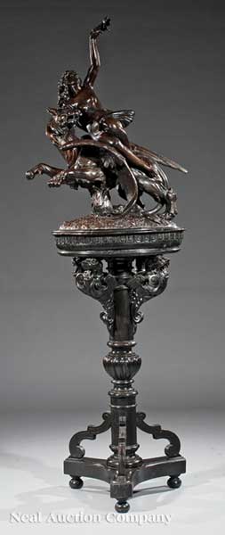 A Patinated Bronze Figure of the