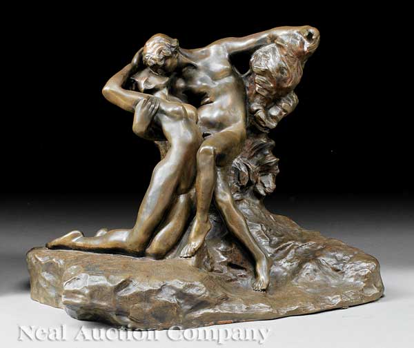 A Patinated Bronze of "Eternal