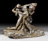 A Patinated Bronze of "Eternal