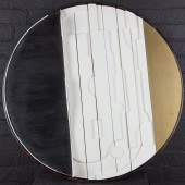 A PAUL MARRA ROUND PAINTED WAL