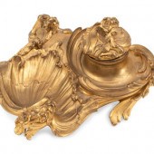 A Paul Sormani Gilt Bronze Ink