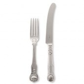 A PAUL STORR SILVER FLATWARE S