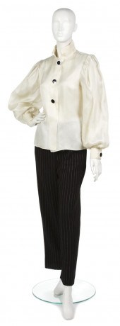 * A Pauline Trigere Black and