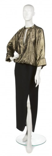* A Pauline Trigere Black and