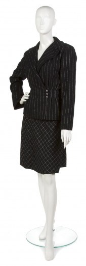 * A Pauline Trigere Black Pins