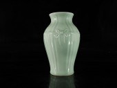 A PEA-GREEN GLAZED VASEA Pea-G