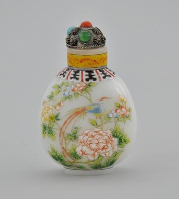 A Peking Glass Enameled Snuff