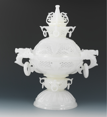 A Peking Glass Large Dragon