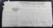 A Pennsylvania land grant on v