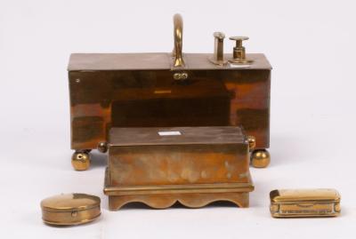A penny operated tobacco box,
