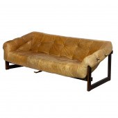 A PERCIVAL LAFER LEATHER SOFA