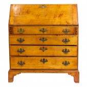 A PERIOD CHIPPENDALE SLANT FRO