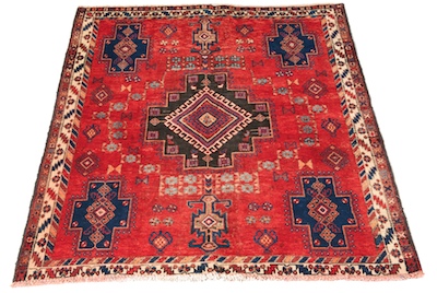 A Persian Afshar Carpet Apprx.