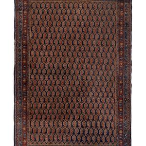 A Persian Boteh Design Rug Circa
