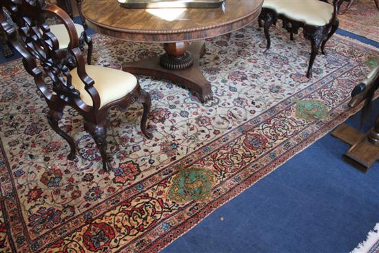 A Persian carpet with field of