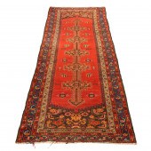 A PERSIAN HAMADAN RUNNER A Per