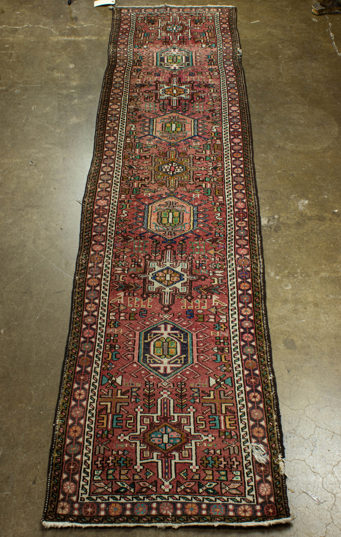 A PERSIAN HAMADAN RUNNER A