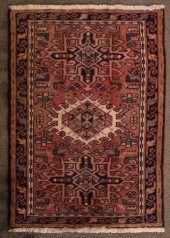 A PERSIAN KARAJA HAND MADE WOO